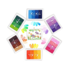 6pcs Rainbow Fingerprint Art Set for Kids