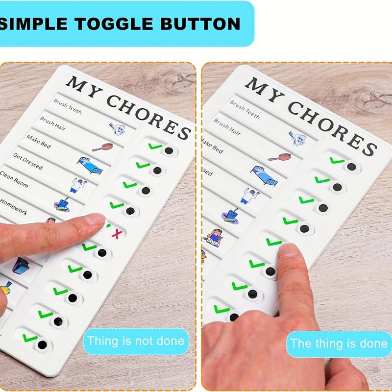 1pc To Do List Checklist Board With 10 Replaceable Cards