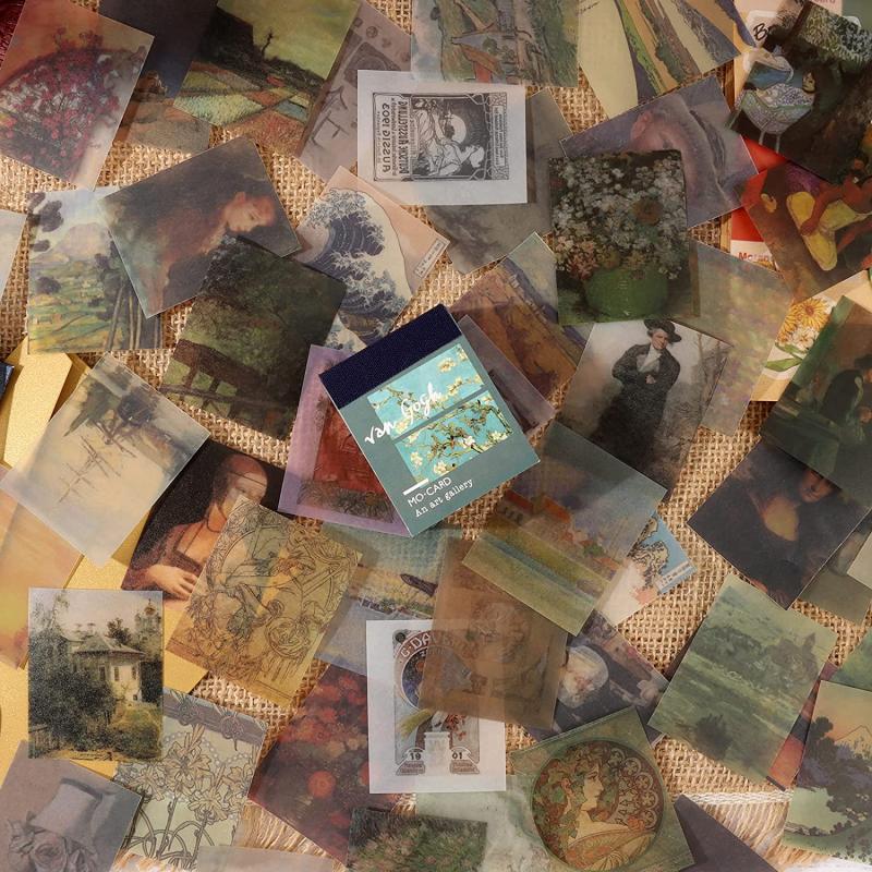 366pcs Morandi Card Scrapbook Paper Junk Kit