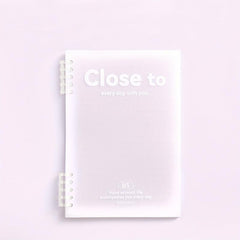 B5 Spiral Notebook 10x7 Plastic Hardcover 8mm Ruled 60 Sheets Journals