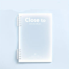 B5 Spiral Notebook 10x7 Plastic Hardcover 8mm Ruled 60 Sheets Journals