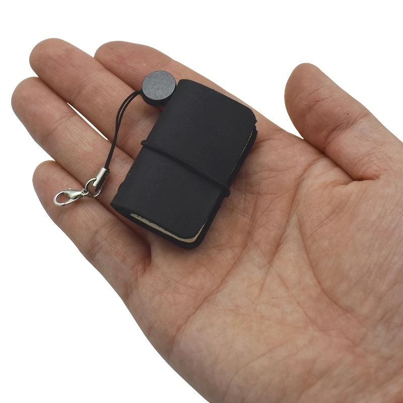 Mini Leather Cover Notebook Portable Travel Journal Memorandum Clasp Writing