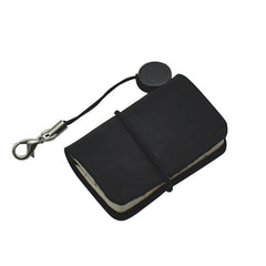 Mini Leather Cover Notebook Portable Travel Journal Memorandum Clasp Writing