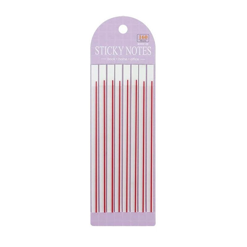 5 Sheets Translucent Highlighter Strips Sticky Tabs For Annotating Books
