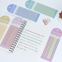 5 Sheets Translucent Highlighter Strips Sticky Tabs For Annotating Books