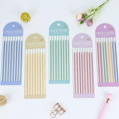 5 Sheets Translucent Highlighter Strips Sticky Tabs For Annotating Books