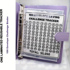 100 Envelopes Money Saving Challenge Budget Planner Savings