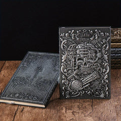 Retro Embossed Tarot Death A5 Notebook Diary Book 100 Sheets