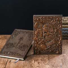 Retro Embossed Tarot Death A5 Notebook Diary Book 100 Sheets