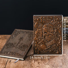 Retro Embossed Tarot Death A5 Notebook Diary Book 100 Sheets