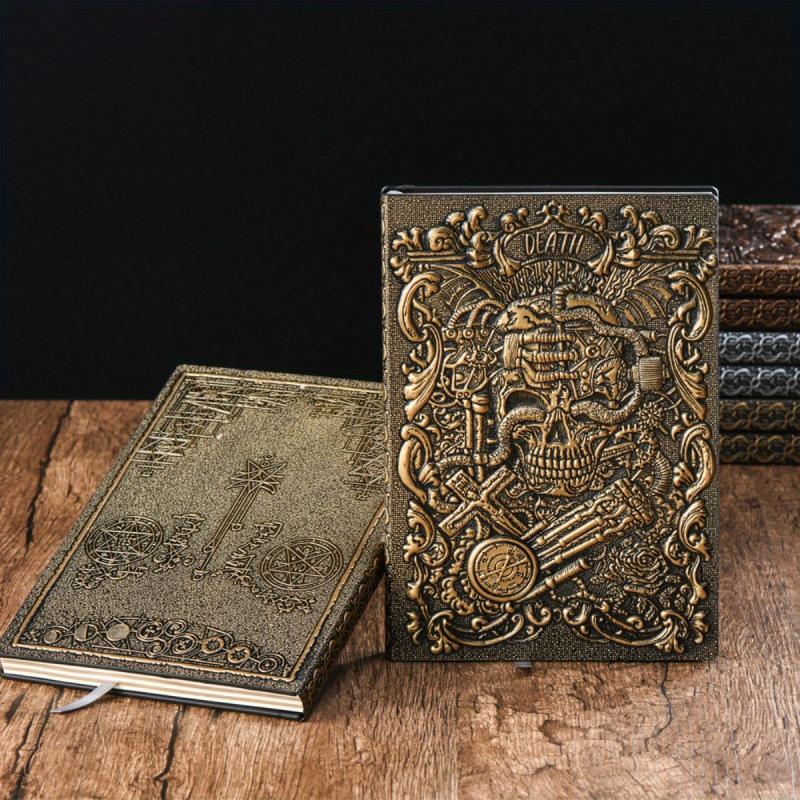 Retro Embossed Tarot Death A5 Notebook Diary Book 100 Sheets
