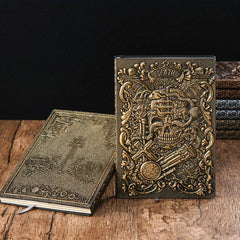 Retro Embossed Tarot Death A5 Notebook Diary Book 100 Sheets
