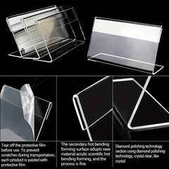 10pcs Acrylic Business Card Display Stand