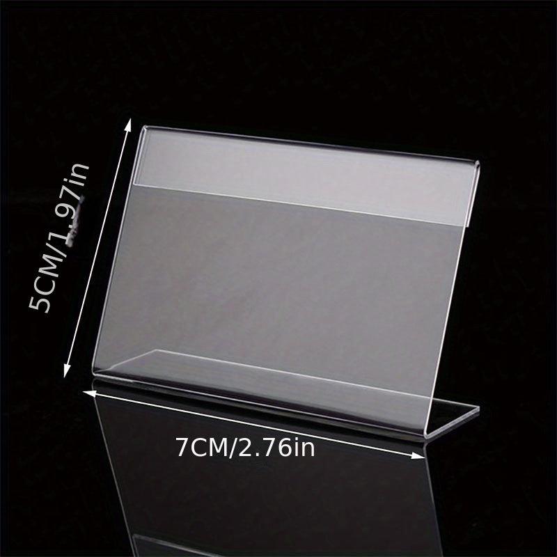 10pcs Acrylic Business Card Display Stand