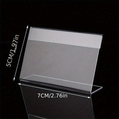 10pcs Acrylic Business Card Display Stand