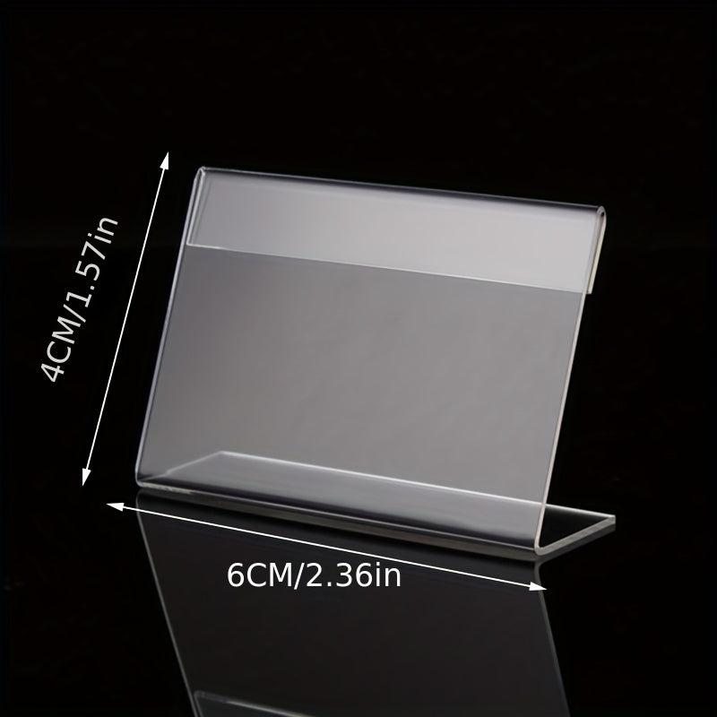 10pcs Acrylic Business Card Display Stand