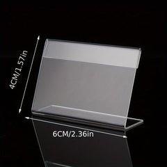 10pcs Acrylic Business Card Display Stand