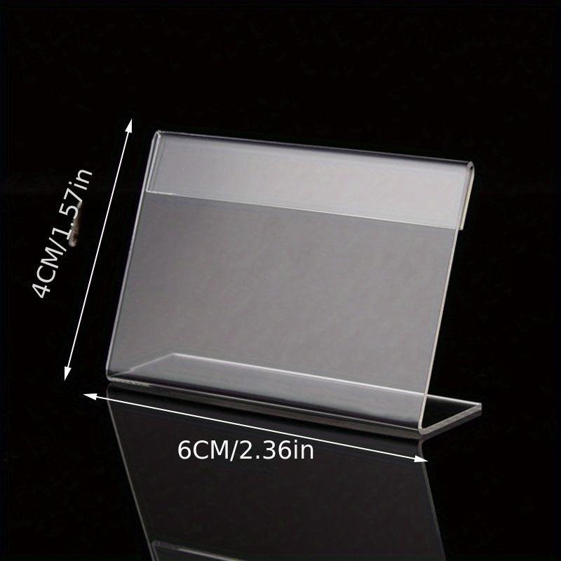10pcs Acrylic Business Card Display Stand