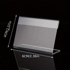 10pcs Acrylic Business Card Display Stand