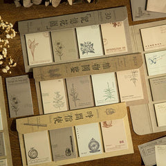 Sticky Note Set Retro Collection Self-adhesive 80sheets