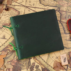 Vintage Cowhide Leather Notepad Notebook Hand-painted Sketchbook