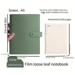 Minimalist Soft Leather Student Diary