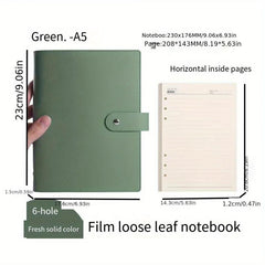 Minimalist Soft Leather Student Diary