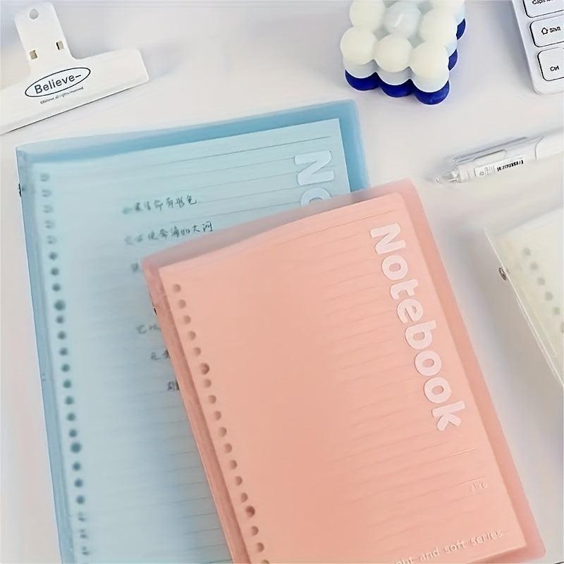 3pcs B5 Soft Shell Frosted Rolling Cover Loose leaf Book