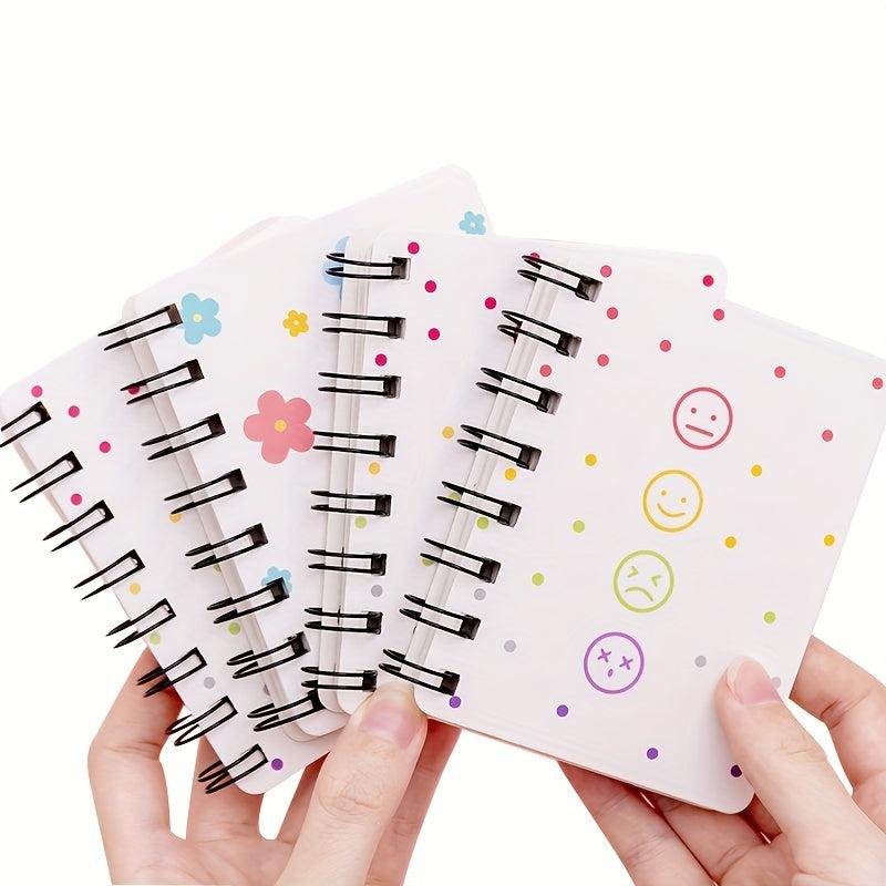 Mini Pocket Coil Notebooks 80 Sheets A7 Ruled Paper