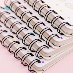 Mini Pocket Coil Notebooks 80 Sheets A7 Ruled Paper