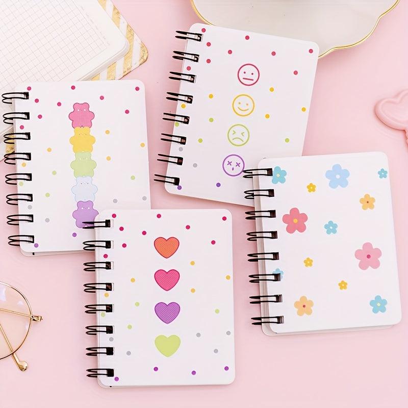 Mini Pocket Coil Notebooks 80 Sheets A7 Ruled Paper