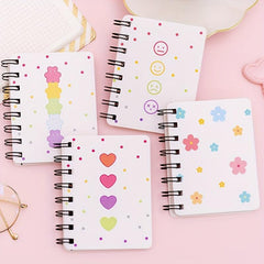 Mini Pocket Coil Notebooks 80 Sheets A7 Ruled Paper