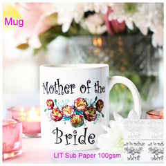 100 Sheets A4 Sublimation Paper for Mugs Tumblers T-shirts