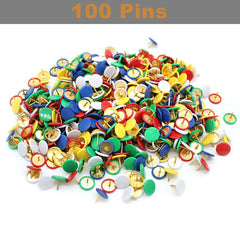 5pcs Felt Pin Board Bar with 100 Push Pins Self Adhesive Bulletin Board