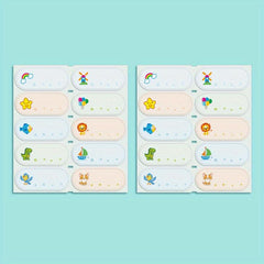 Custom Name Labels for School Uniform Clothes - 50pcs