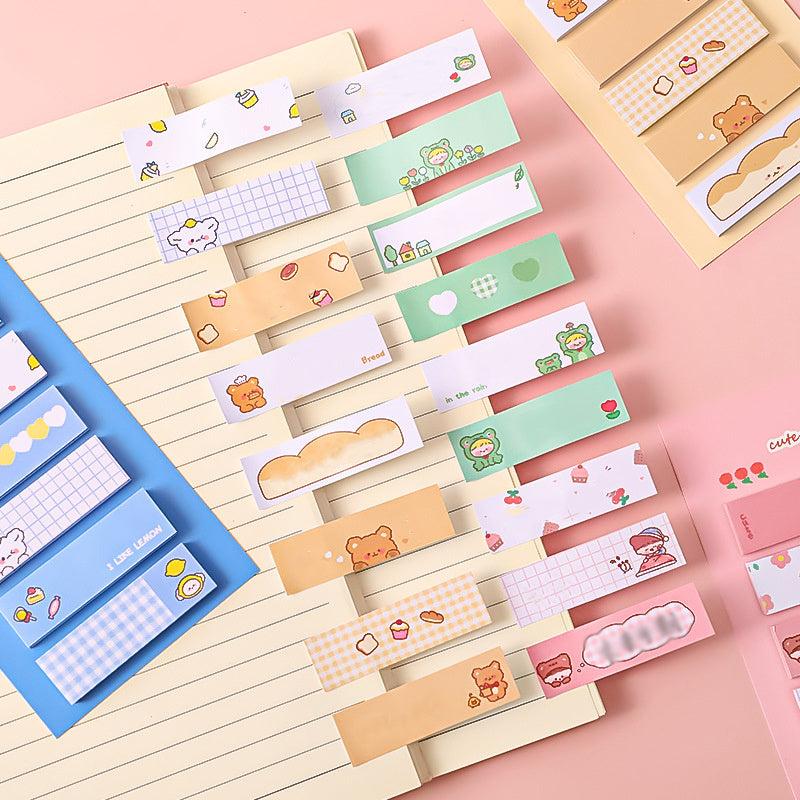 6pcs Cute Cartoon Sticky Notes Set - Add Fun to Your Notes