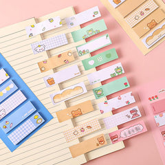 6pcs Cute Cartoon Sticky Notes Set - Add Fun to Your Notes