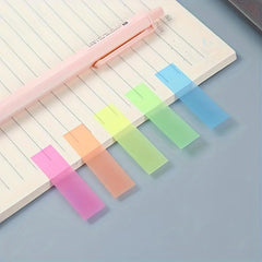 Morandi Extractable Fluorescent Sticky Notes - 100 Sheets
