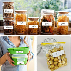 12 Sheets Label Stickers Pack For Office & School