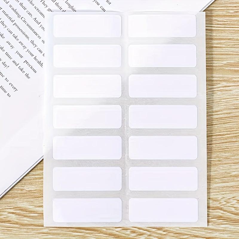12 Sheets Label Stickers Pack For Office & School