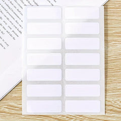 12 Sheets Label Stickers Pack For Office & School
