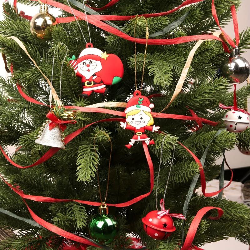 100pcs Christmas Ornament Hanger String Metallic Cord Tinsel Rope