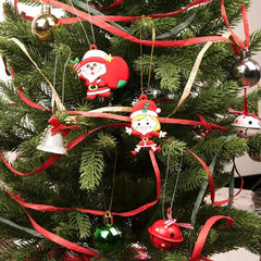 100pcs Christmas Ornament Hanger String Metallic Cord Tinsel Rope