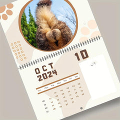 Funny Cat Balls Calendar 12-Month