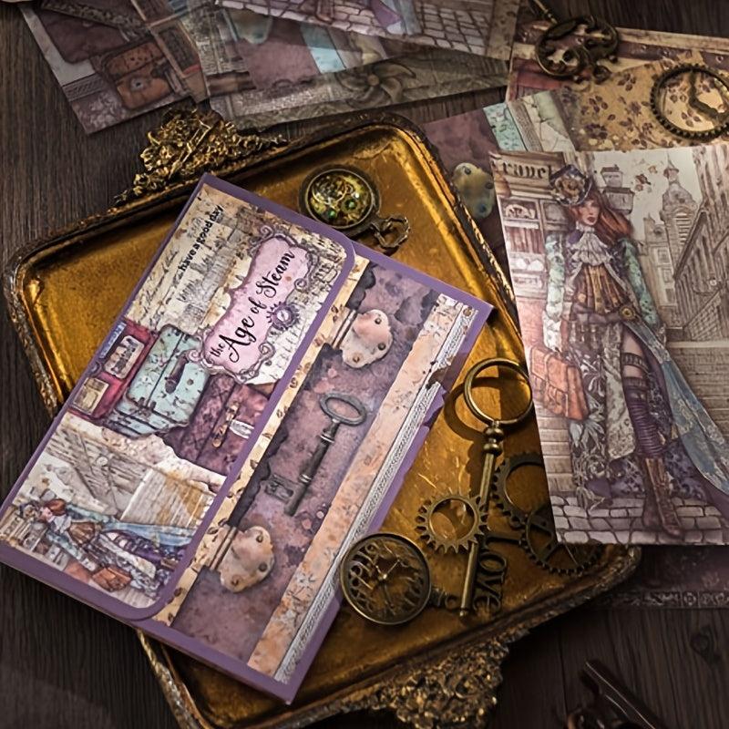 Steam Age Journal Diary Book - Set of 20 Sheets