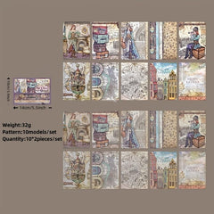 Steam Age Journal Diary Book - Set of 20 Sheets
