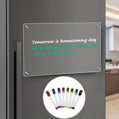 Acrylic Calendar For Fridge 39x29 Clear Dry Erase Board Refrigerator Note Board