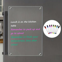 Acrylic Calendar For Fridge 39x29 Clear Dry Erase Board Refrigerator Note Board