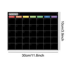Magnetic Monthly Plan Refrigerator Stickers Set with 8 Pens