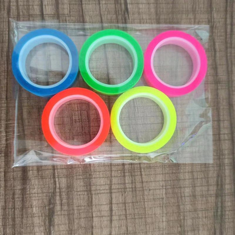 Fluorescent Sticky Notes Roll Tape Style & Correction Stickers
